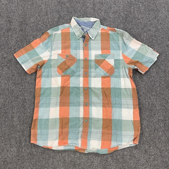 North River Outfitters Other - North River Outfitters Shirt Mens L Multicolor Plaid Short Sleeve Button Front